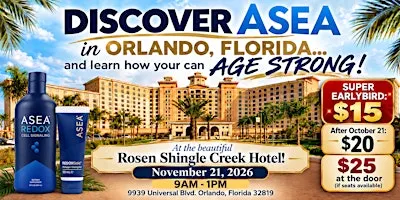 DISCOVER ASEA/IGNITE ORLANDO!