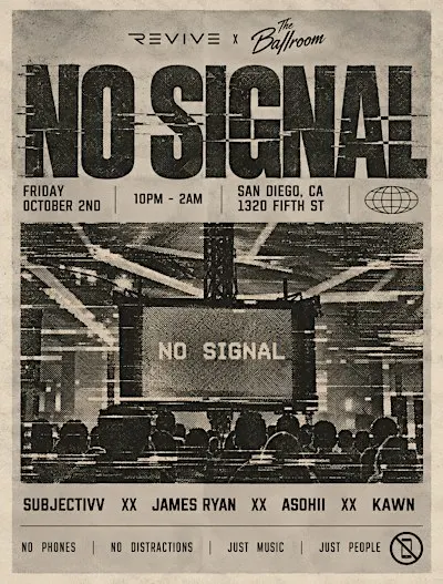 REVIVE PRESENTS - NO SIGNAL 10/02