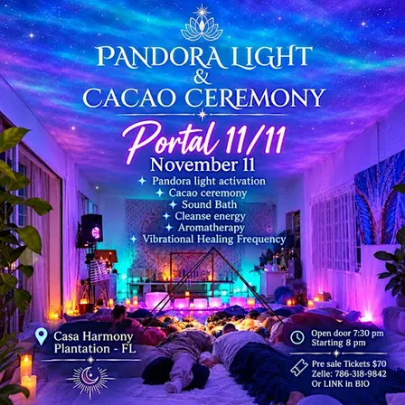 PORTAL 11/11 - Pandora Light & Cacao Ceremony