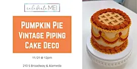 Pumpkin Pie Cake Decorating