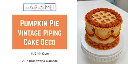 Pumpkin Pie Cake Decorating