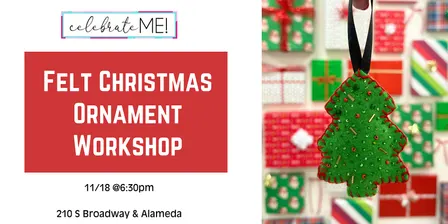 Felt Christmas Ornament Workshop