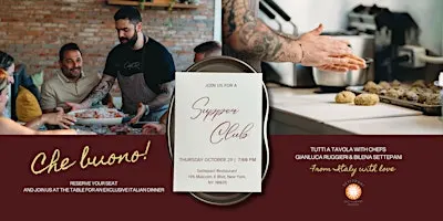 Tutti a Tavola Supper Club