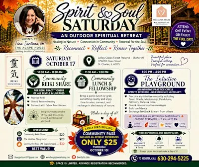 Spirit & Soul Saturday: An Outdoor Spiritual Retreat