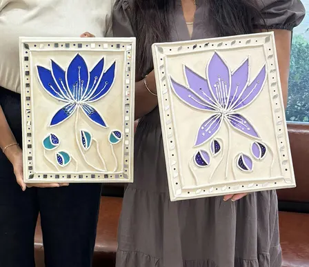 Beginner Clay & Mirror Lippan Art Workshop | Sip & Paint (Lewisville - DFW)