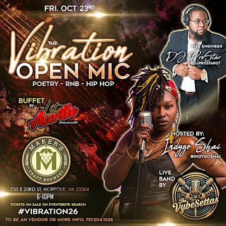 The Vibrations | Poetry Open Mic Night | #Vibrations26