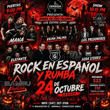Halloween Rock en Español | Banda en Vivo Tocando Todos los Éxitos