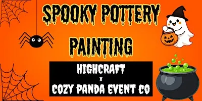 Spooky Pottery Painting with Cozy Panda