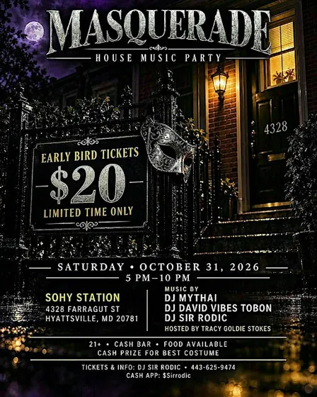 Masquerade House Music Party