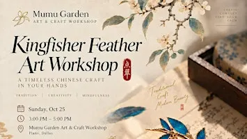 Kingfisher Feather Art Jewelry Workshop