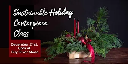 Beauty and Botanicals- A holiday centerpiece class