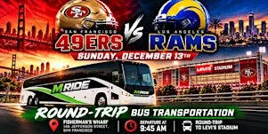 49ers vs. Rams Round-Trip SHUTTLE BUS FROM SF (FISHERMANS WHARF)