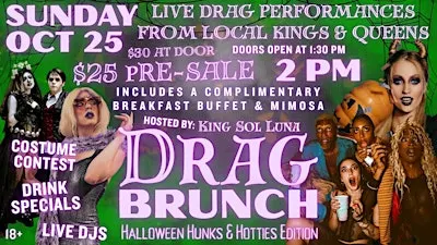 Drag Brunch: Halloween Hotties & Hunks Edition