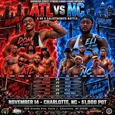 ATL vs. NC 5v5 Calisthenics Battle