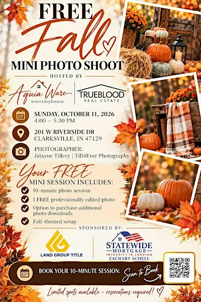 FREE Fall Mini Photo Shoot