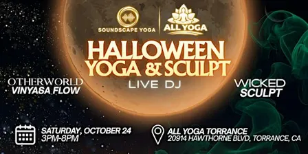 Halloween at All Yoga: Yoga & Sculpt with Live DJ