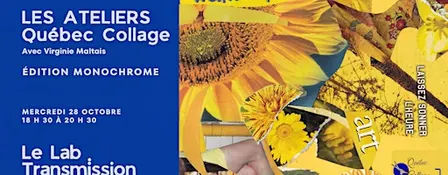 Les Ateliers Québec DIY Collage | Édition Monochrome