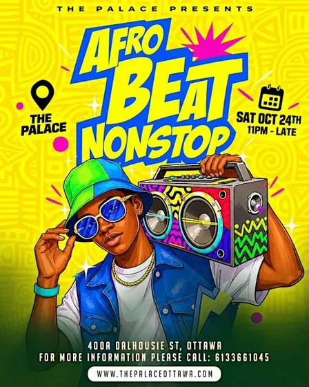 AFROBEAT NONSTOP – THE ULTIMATE SATURDAY NIGHT PARTY