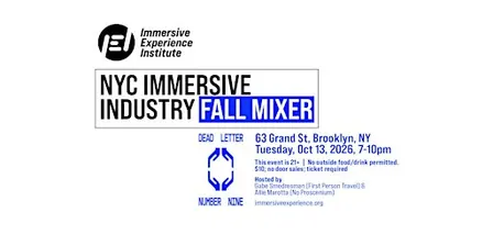 NYC Immersive Industry Fall Mixer
