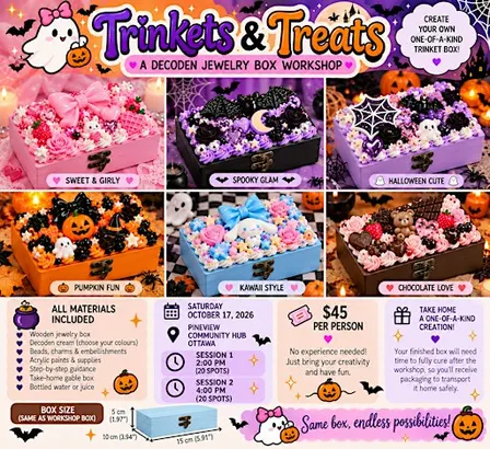 Trinkets & Treats: A Decoden Jewelry Box Workshop