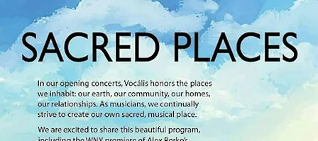 Sacred Places