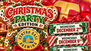 Christmas Party Edition Music Bingo Night @ Centro Cali Brewing