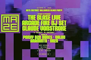 The Blaze + Arcade Fire + Claude VonStroke [Halloween Block Party]
