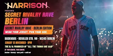 Harrison Presents: Secret Rivalry Rave - Berlin