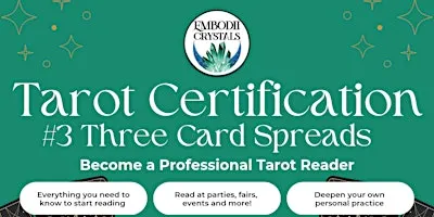 Tarot Certification Course: 3 Card Spreads