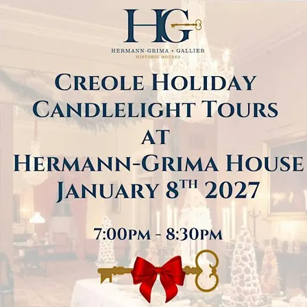 Creole Holiday Candlelight Tours at Hermann-Grima House