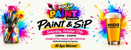 Charlotte Chalk Art Festival Paint & Sip at NoDa Brewing Company
