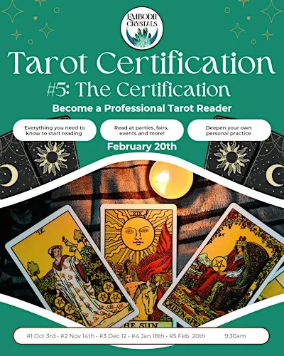 Tarot Certification Course: #5 The Final Certification