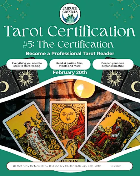 Tarot Certification Course: #5 The Final Certification
