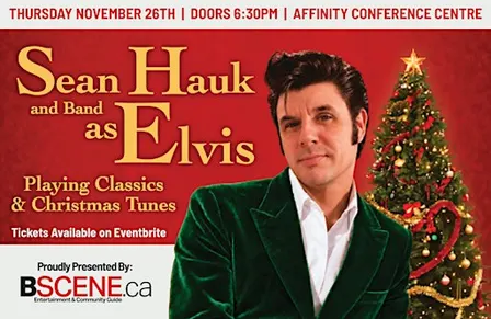 Sean Hauk as Elvis and Band - Christmas &  Classics