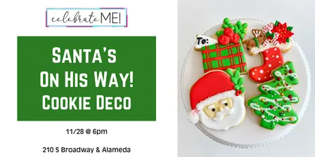 Santa's on His Way Cookie Decorating