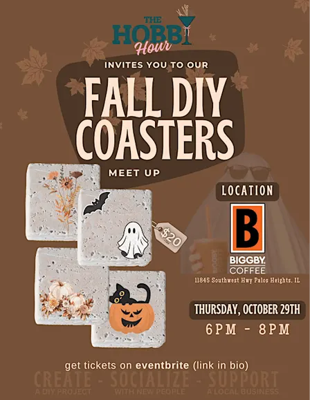 Fall DIY Coasters meet-up