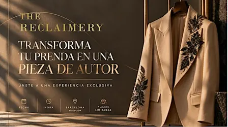 MASTERCLASS · TRANSFORMANDO PRENDAS EN PIEZAS DE AUTOR