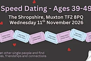Speed Dating 39-49 year olds