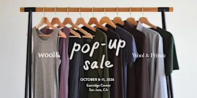 San Jose wool& pop-up sale