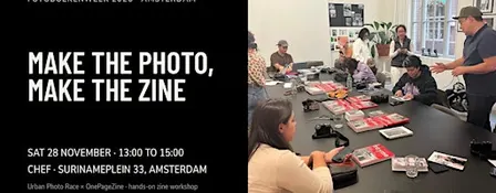 Make the Photo, Make the Zine · Zine Workshop