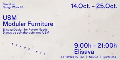 Elisava Design for Future Needs:  5 anys de col·laboració amb USM