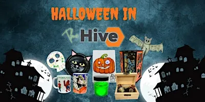 Halloween in The Hive - Creepy Cat and Skull Crafts