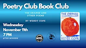 Poetry Club Book Club - The Orange and Other Poems by Wendy Cope