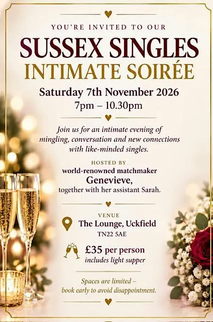 Singles Evening in Sussex
