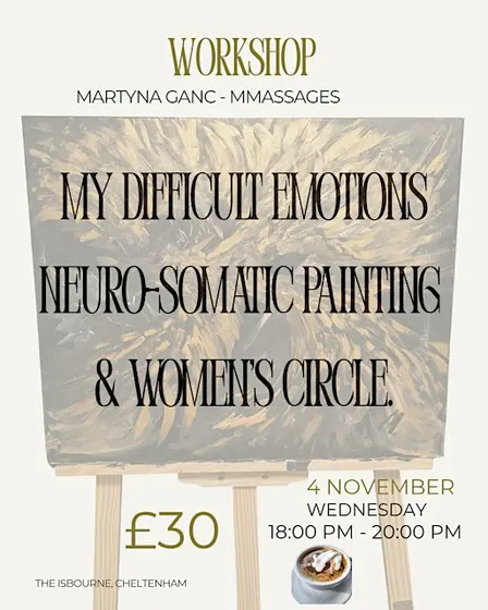 Workshop: My difficult emotions. Neuro- Somatic painting & Women's Circle.