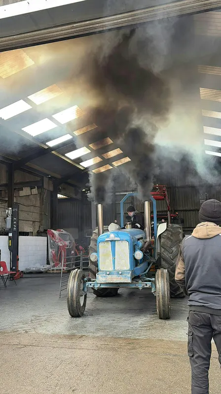 Dyno Day for the 'girls' Tractors, over 25 years old.
