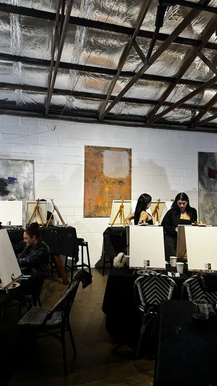Tela e Vino Paint & Sip at Dust Temple