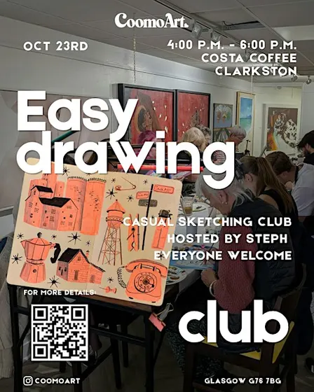 Free Easy Drawing Club x Costa Coffee Clarkston - Glasgow