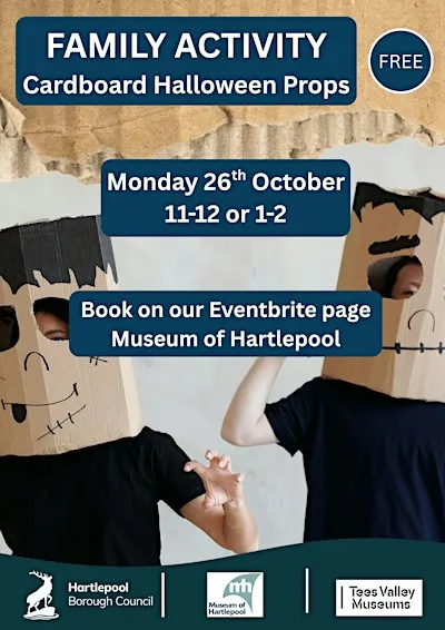 Family Activity - Cardboard Halloween Props - 1pm session