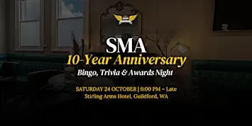 SMA 10-Year Anniversary — Bingo, Trivia & Awards Night